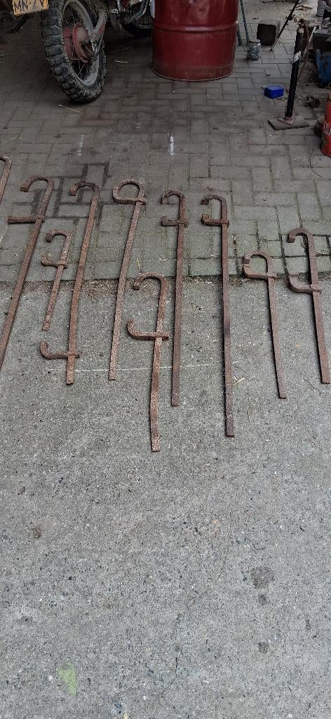 Lijmklemmen gesmeed, Antiek en Kunst, Ophalen