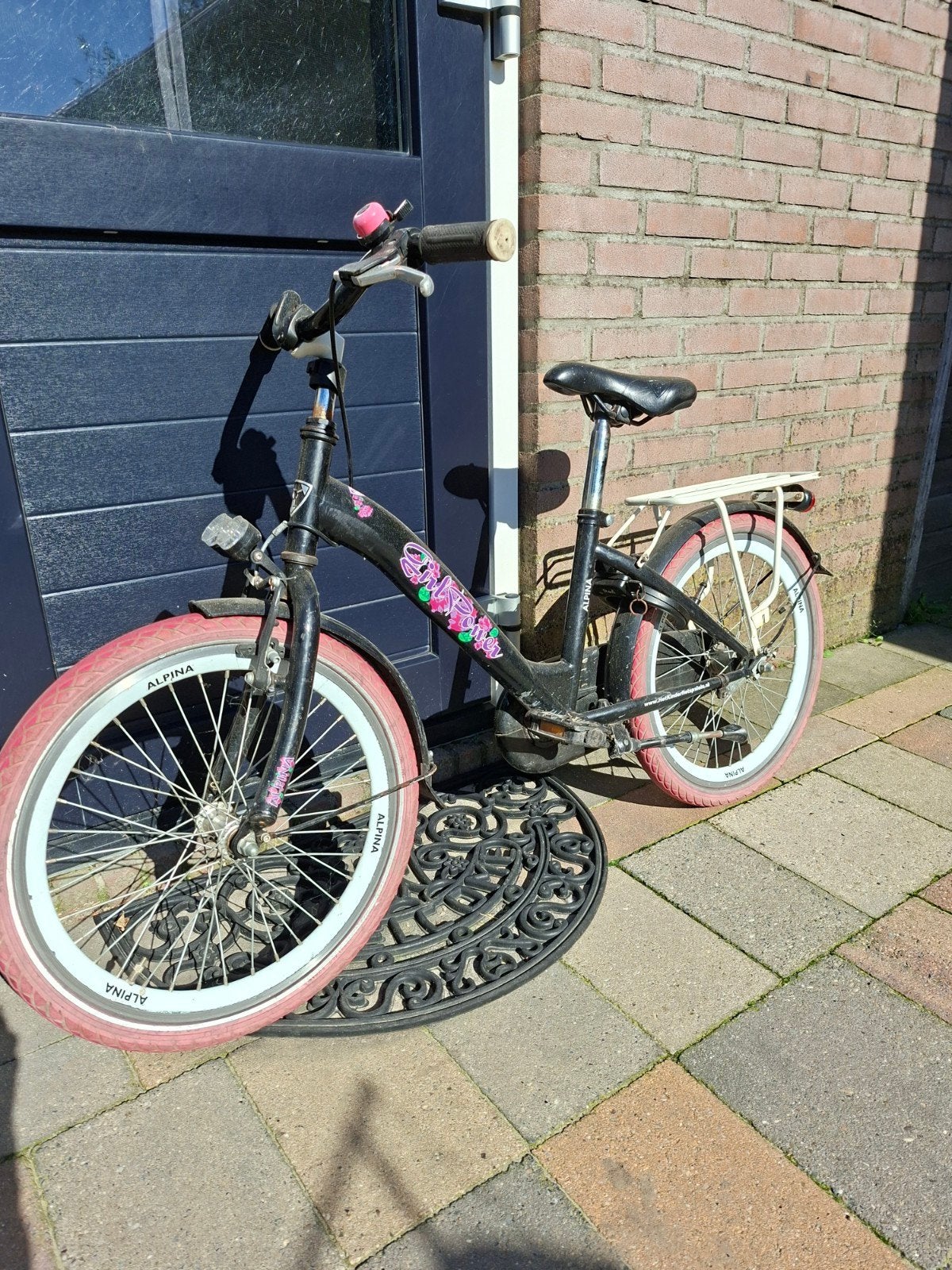 Alpina kinderfiets, Ophalen, 20 inch of meer, Gebruikt, Velgrem
