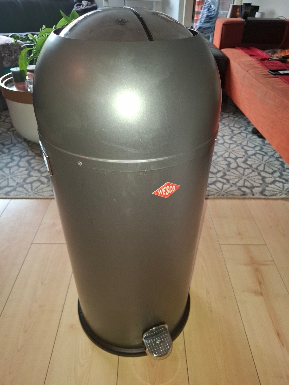 Wesco Kickmaster Pedaalemmer - Stijlvol en Functioneel, Huis en Inrichting, Woonaccessoires | Prullenbakken, Gebruikt, Met pedaal