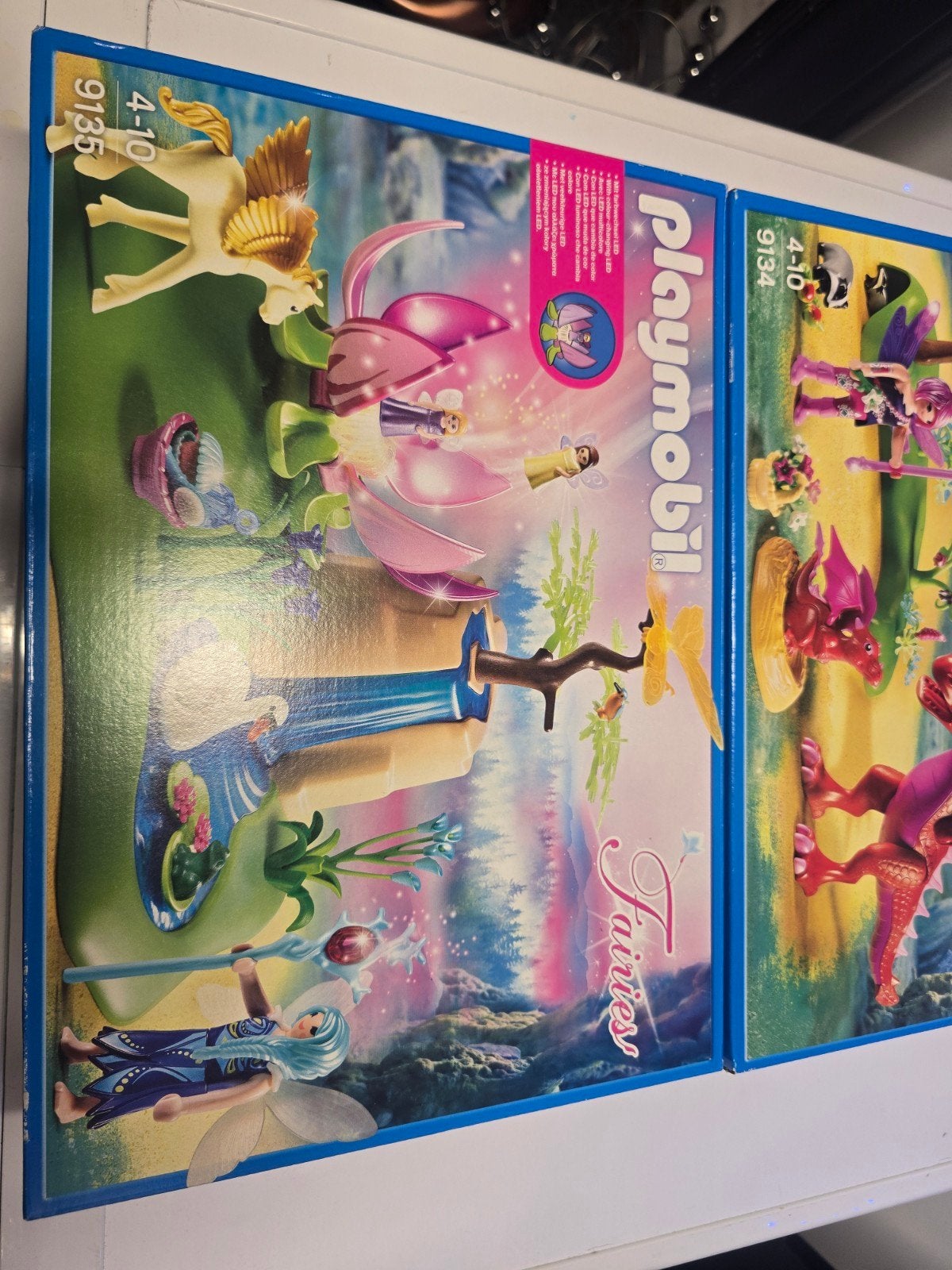 Playmobil Fairies Set 9134 & 9135 - Draak en Waterval, Complete set, Overige typen, Nieuw, Ophalen of Verzenden