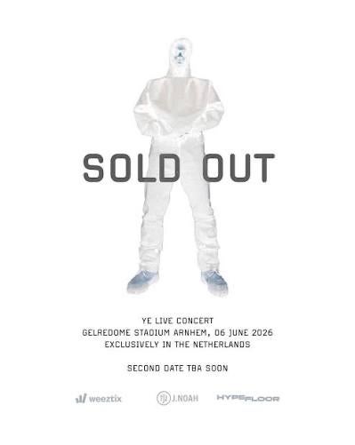 KANYE TICKETS 6 Juni met bewijs, Tickets en Kaartjes, Twee personen, Juni