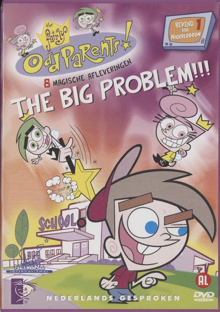 02) Odd Parents 1; The Big Problem, Cd's en Dvd's, Dvd's | Tekenfilms en Animatie, Gebruikt, Tekenfilm, Ophalen of Verzenden, Alle leeftijden