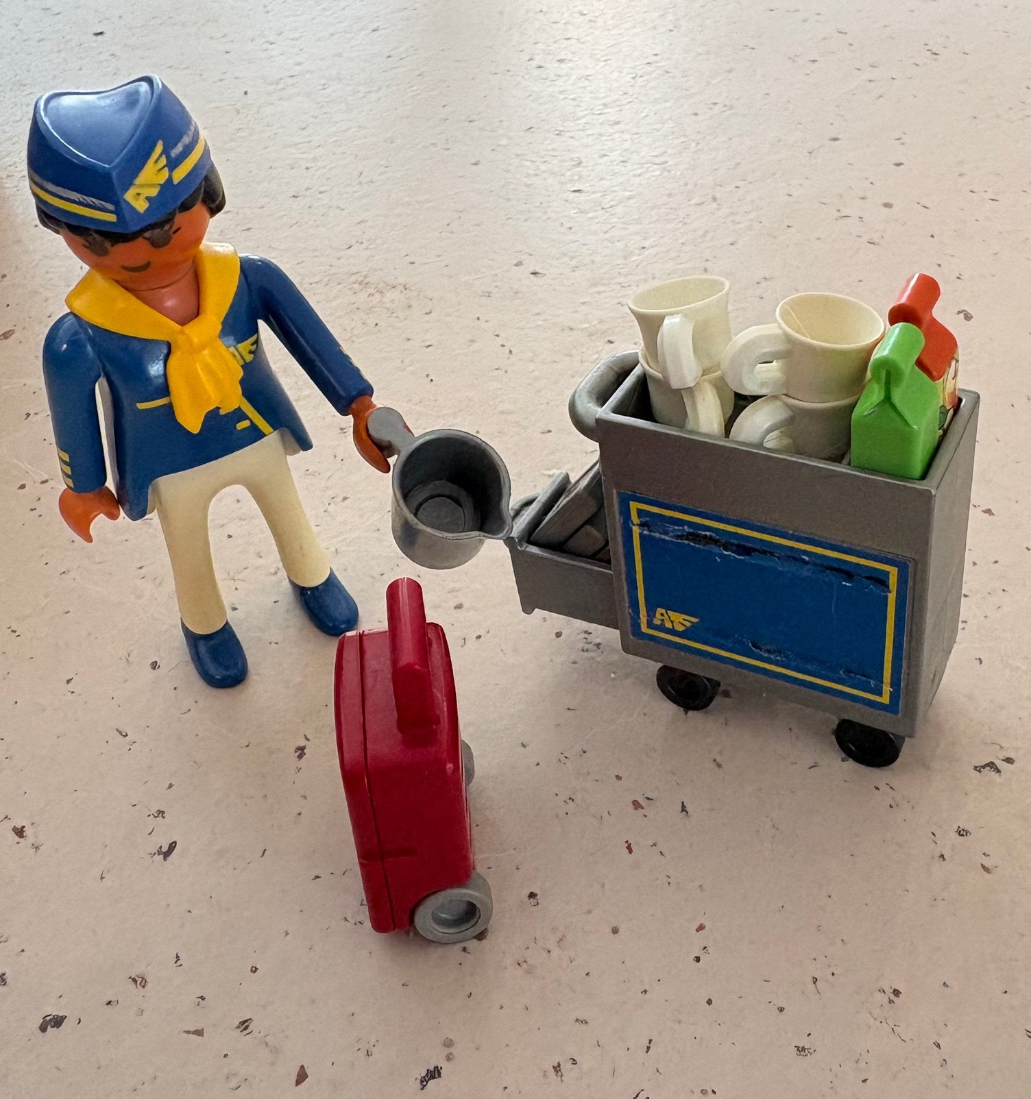 4761 Playmobil Stewardess, Ophalen of Verzenden, Gebruikt