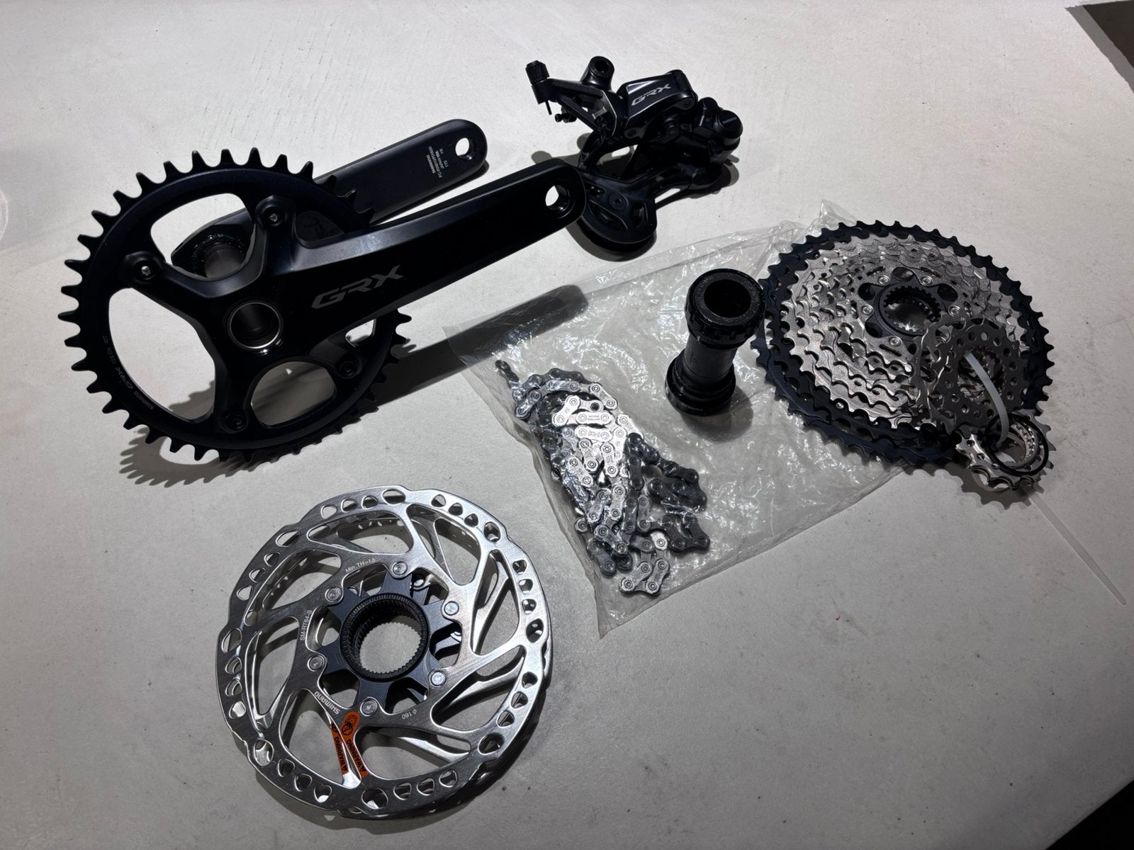 Shimano GRX 1x12 gravel groepset, Fietsen en Brommers, Crankstel of Pedalen, Nieuw, Ophalen of Verzenden, Gravelbike