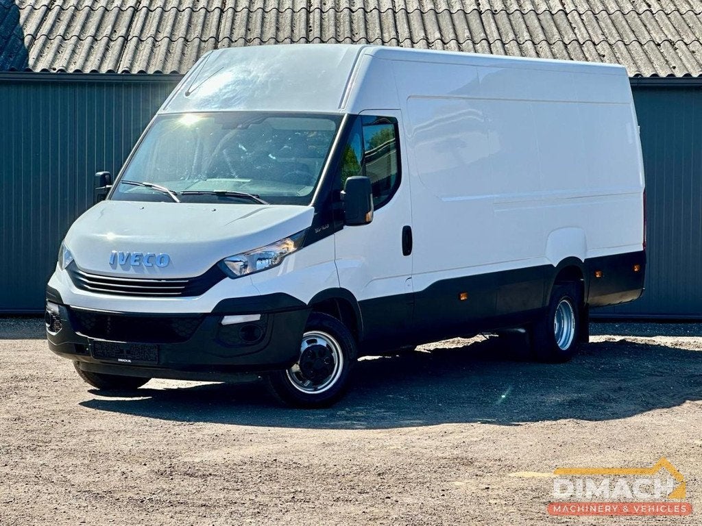 Iveco Daily 35C16 L3H2 160PK Automaat Dubbellucht Airco DM12, Auto's, Bestelauto's, Automaat, Stof, Gebruikt, 4 cilinders