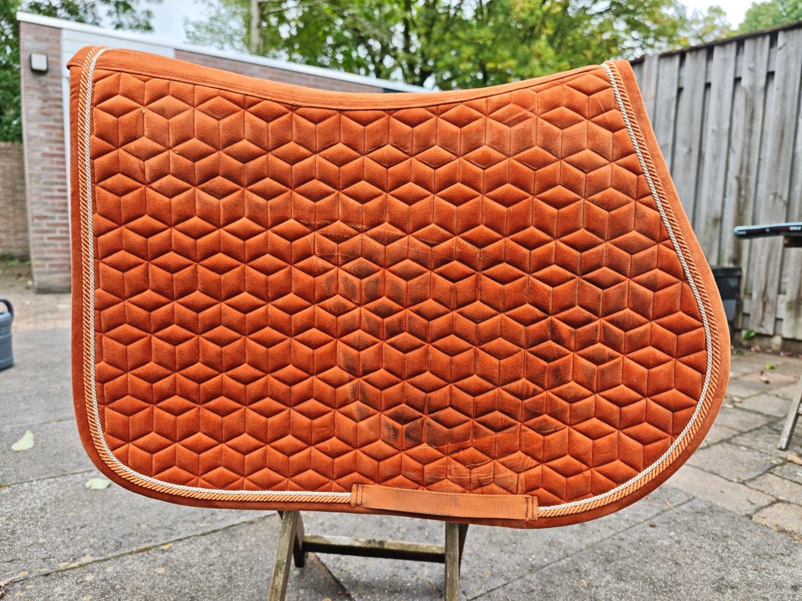 Kentucky Velvet Oranje Springdekje Cob, Dieren en Toebehoren, Paarden en Pony's | Dekens en Dekjes, Ophalen