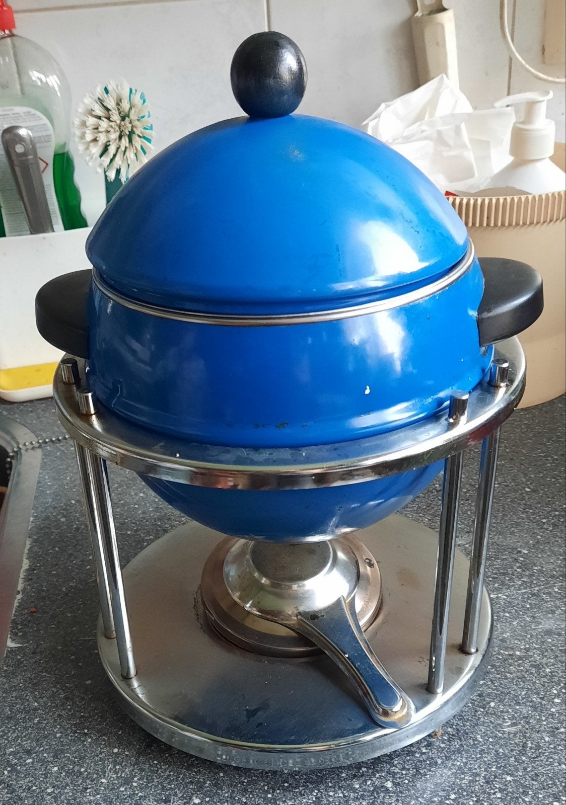 Fonduepan, Ophalen, Zo goed als nieuw, Overige materialen, Overige typen