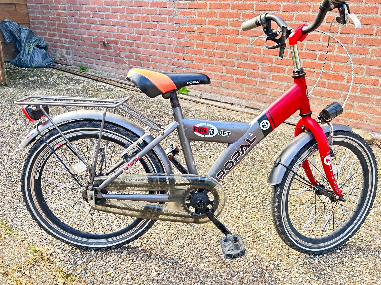 Stoeren jongens fiets gebruikt, Ophalen, Gebruikt, Velgrem, 16 tot 20 inch