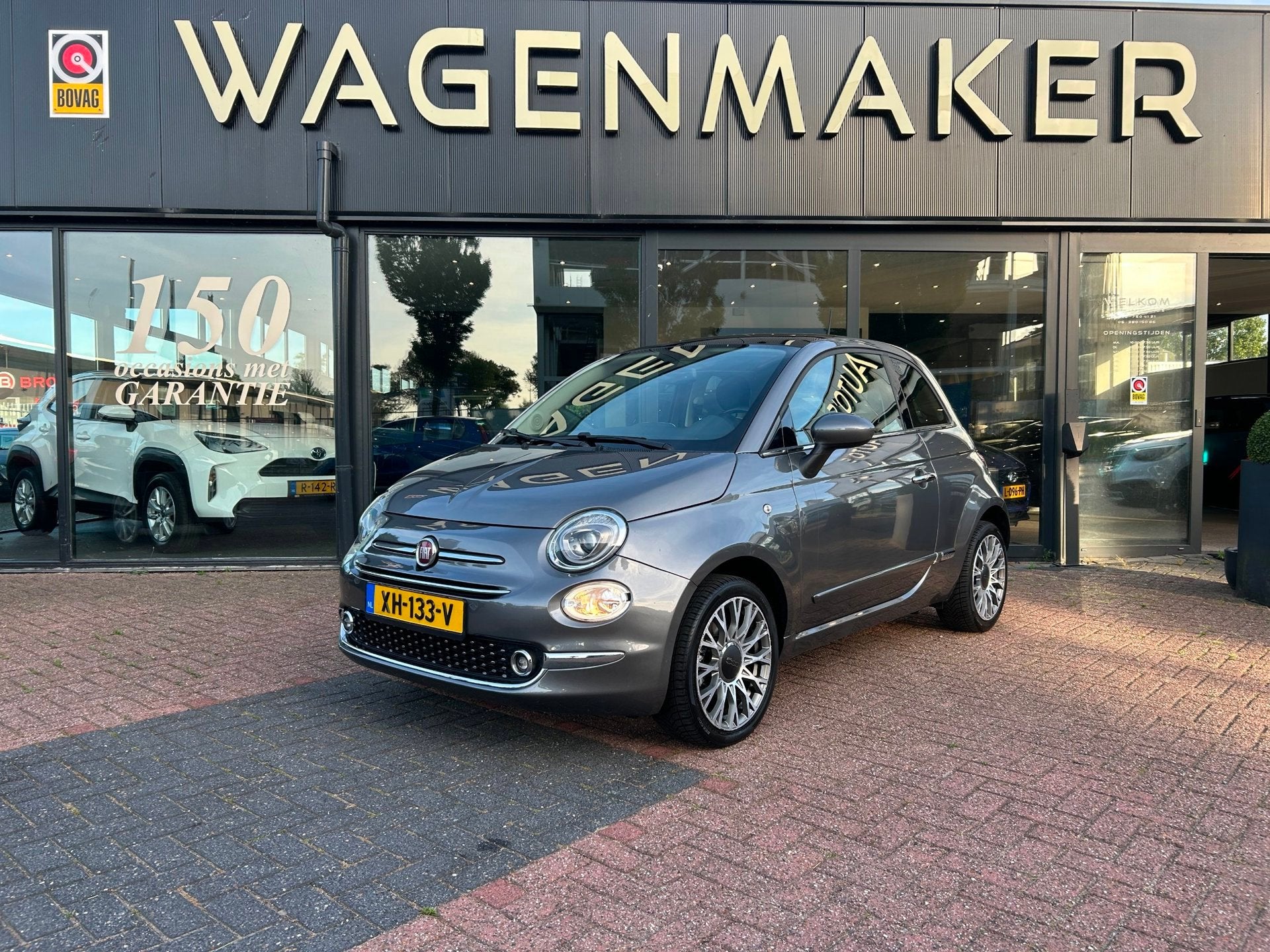 Fiat 500 0.9 TwinAir Turbo Lounge Clima|Cruise|NAV|PANORAMA, Auto's, Voorwielaandrijving, 12 maanden, Stof, Gebruikt