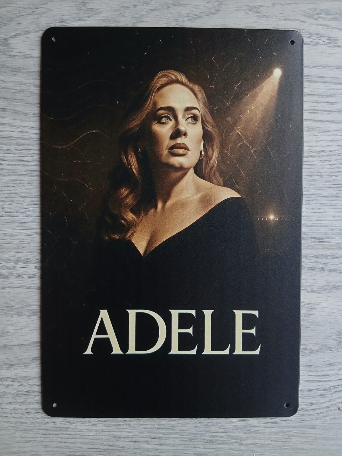 Adele 20x30 cm Metalen Reclamebord, Verzamelen, Ophalen of Verzenden, Nieuw, Poster, Artwork of Schilderij