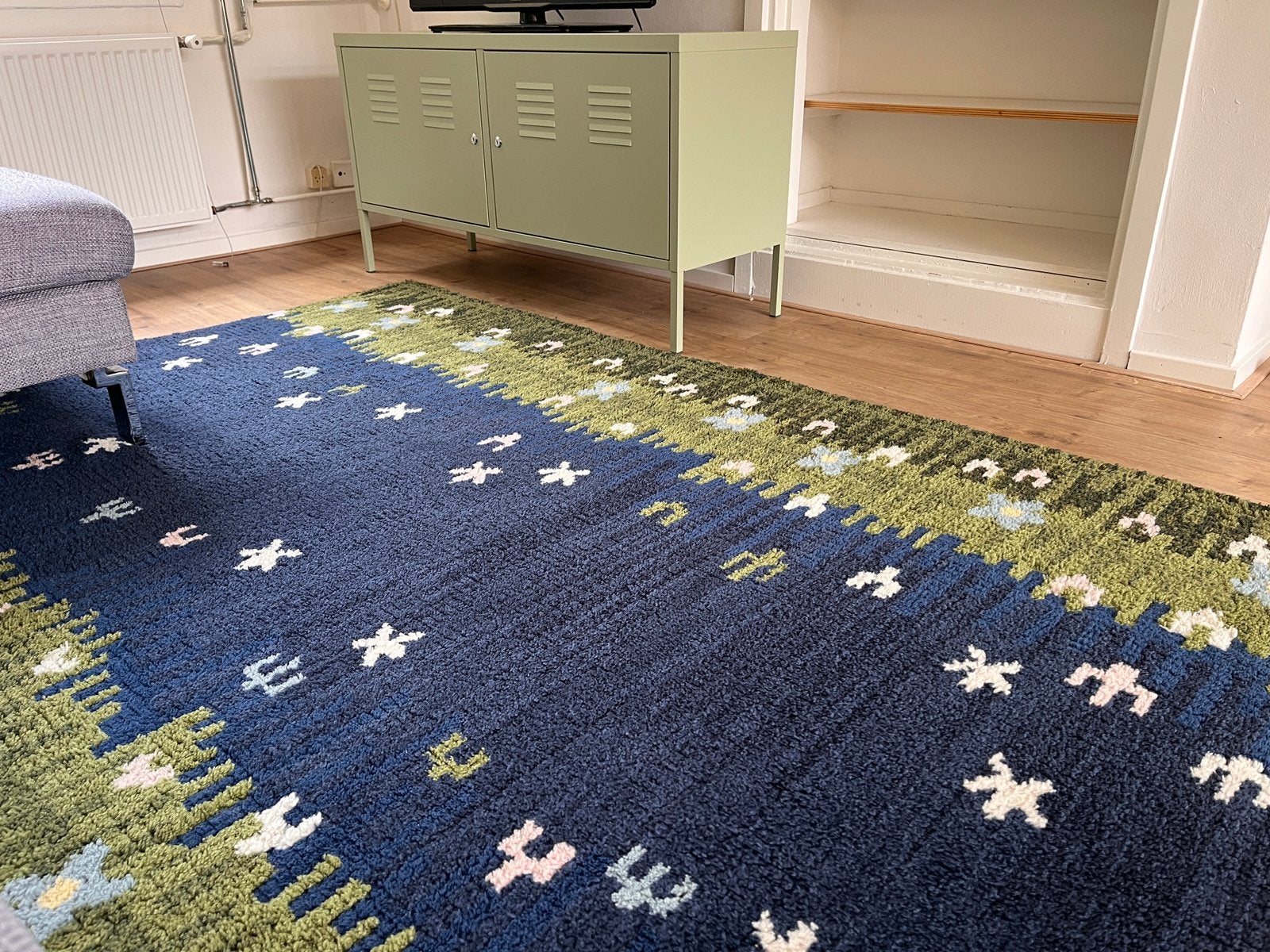 IKEA Groddsvingel wollen vloerkleed, Huis en Inrichting, Stoffering | Tapijten en Kleden, Ophalen, 150 tot 200 cm, 200 cm of meer