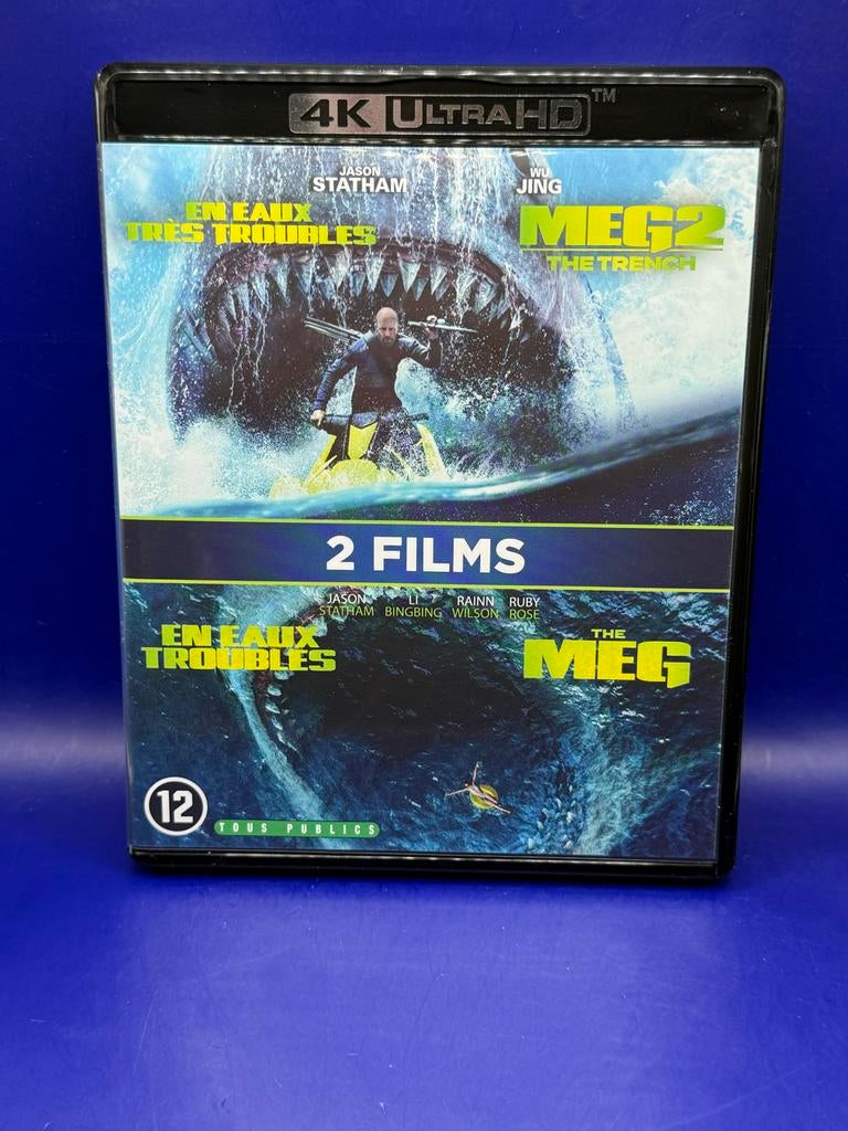 Meg 1 & 2 4K Ultra HD Blu-ray Boxset - Jason Statham, Verzenden, ., Boxset, Wb