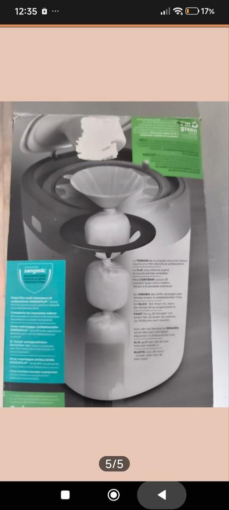 Tommee Tippee Twist & Click luieremmer, Ophalen of Verzenden