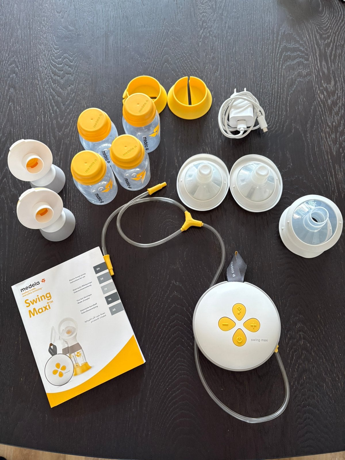 Medela Swing Maxi borstkolf, Ophalen, Gebruikt, Dubbelzijdig, Medela