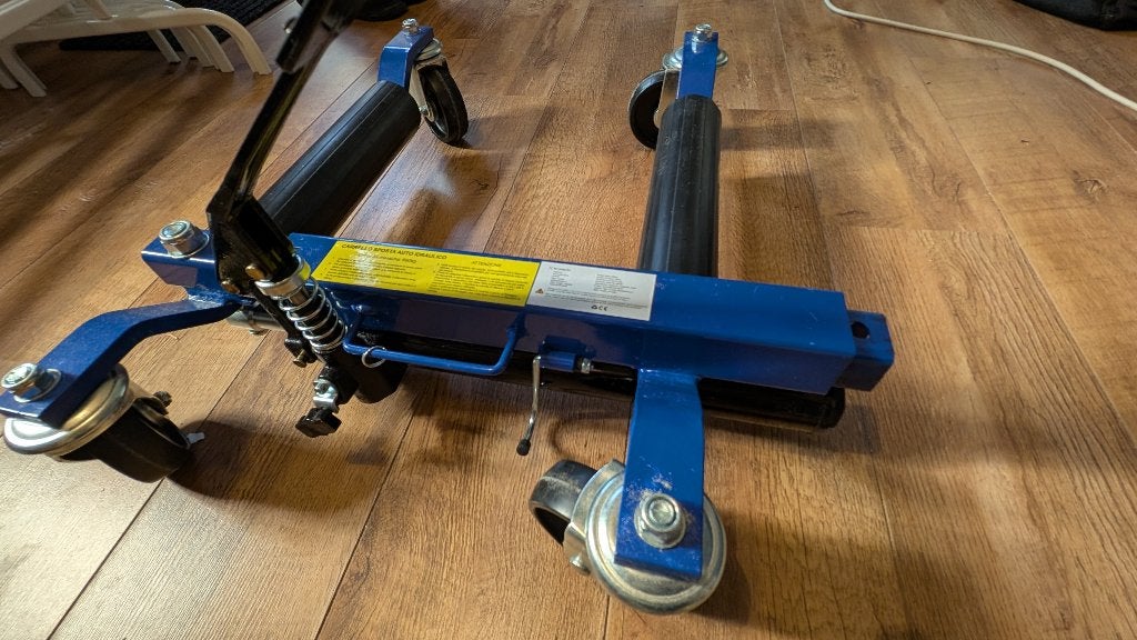 Auto mover, motor krik, Auto diversen, Ophalen of Verzenden, Zo goed als nieuw, Hydraulisch, Garagekrik