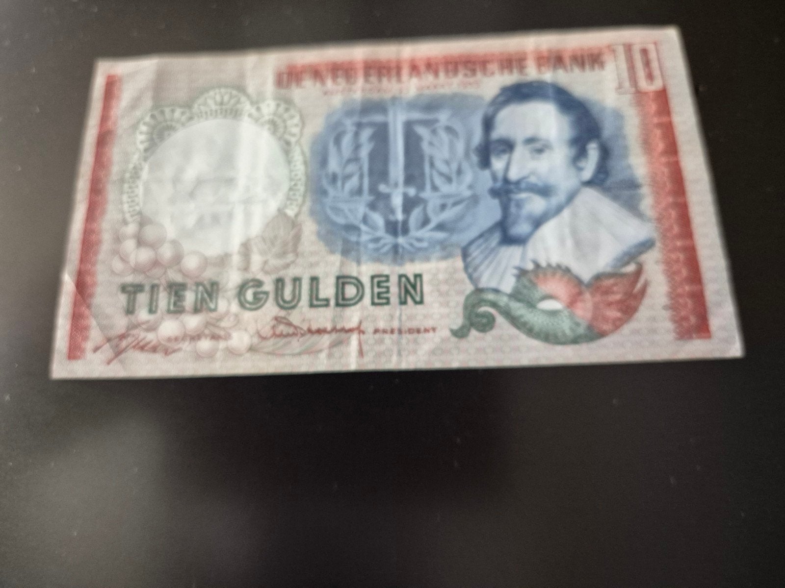 10 gulden biljet hugo de groot, Postzegels en Munten, Bankbiljetten | Nederland, Ophalen of Verzenden, 10 gulden