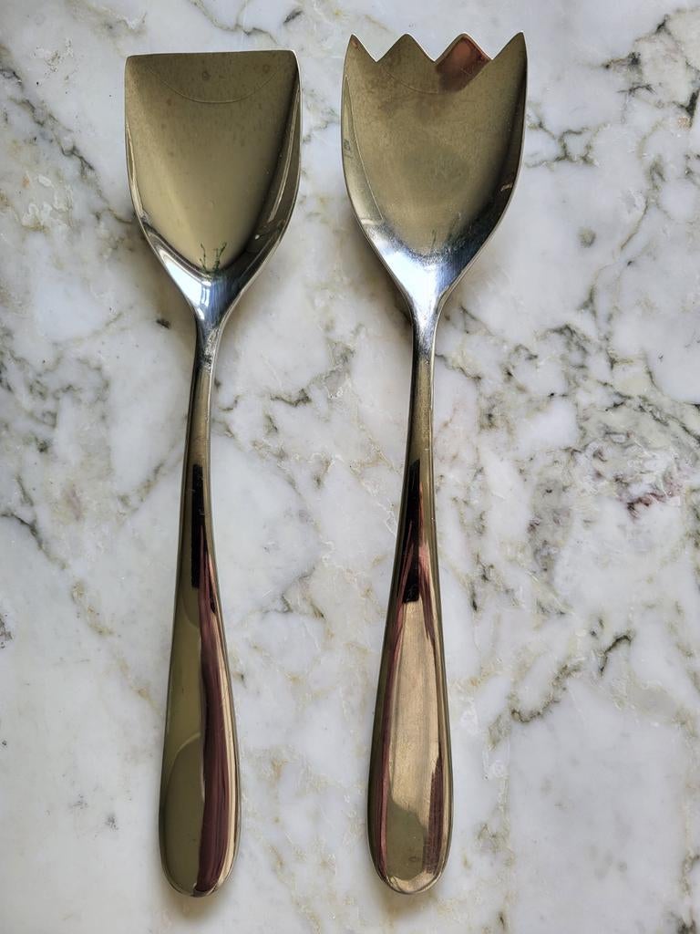 Alessi Slabestek Nuovo Milano RVS -, Ophalen of Verzenden, Gebruikt, Rvs of Chroom, Los bestek
