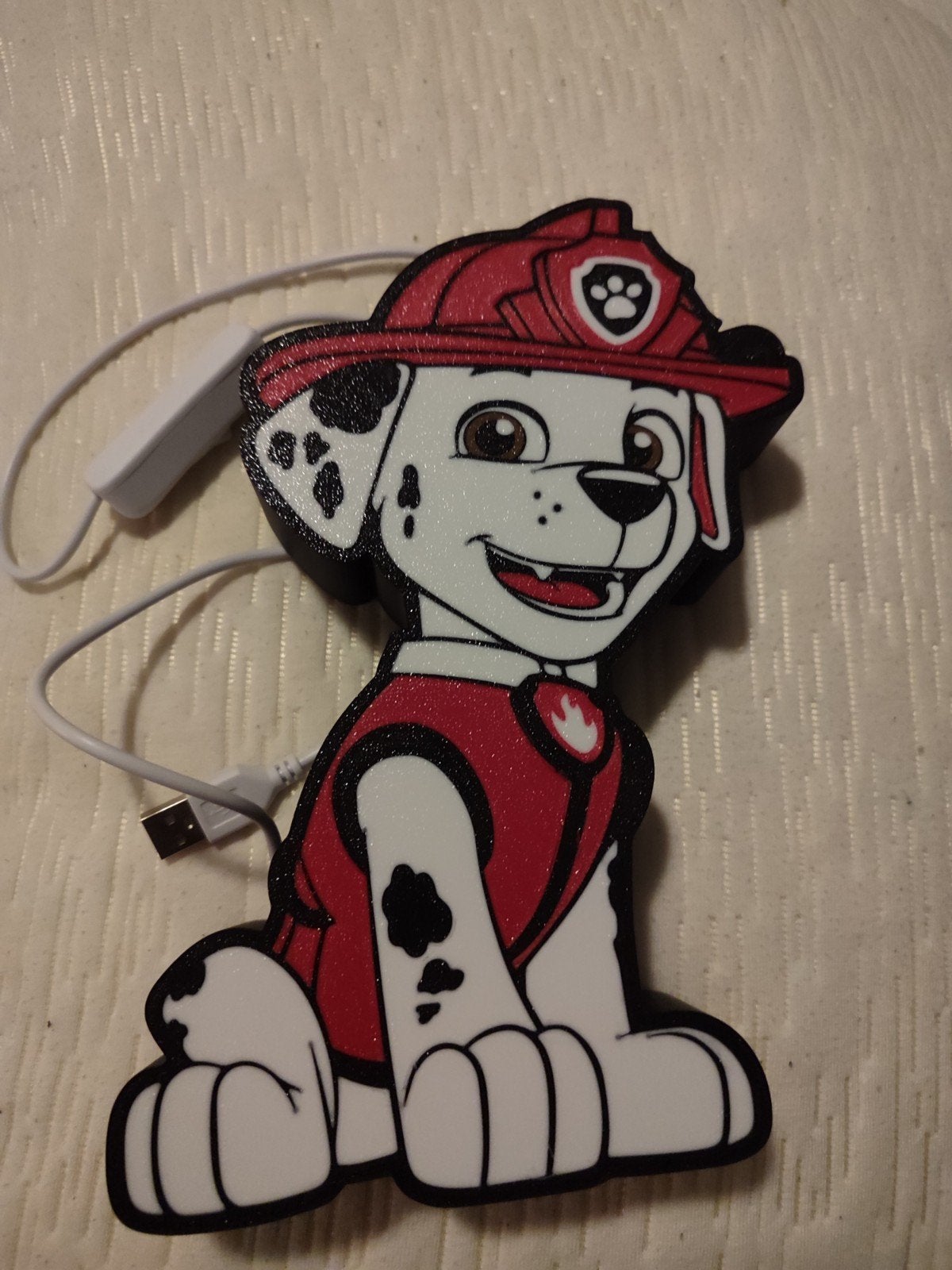 Paw Patrol Marshall LED Nachtlampje - USB Aansluiting, Ophalen of Verzenden, Jongen of Meisje