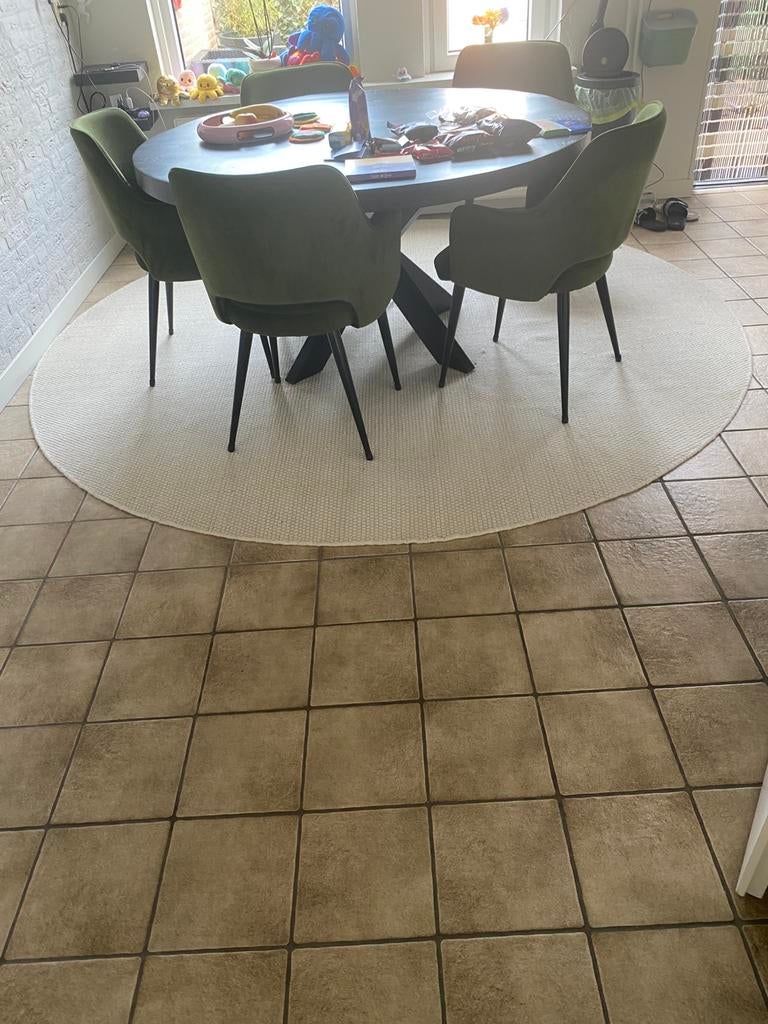 Vloerkleed rond wol 270 doorsnede, nieuw, lees beschrijving!, Ophalen, Zo goed als nieuw, Minder dan 10 m², Alle stijlen