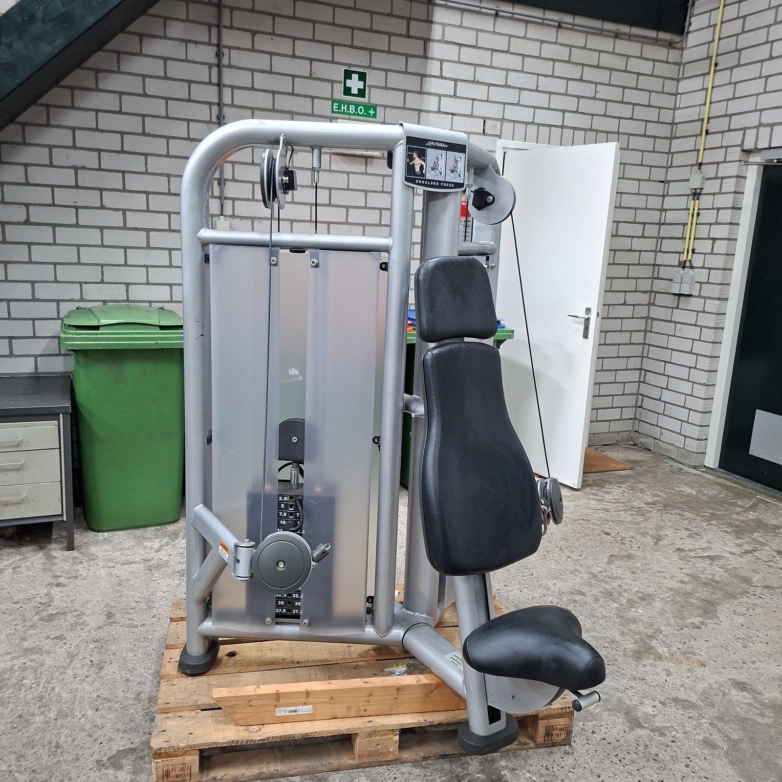 Life Fitness Signature Dual Cable  Schoulder Press, Ophalen, Zo goed als nieuw, Armen, Overige typen