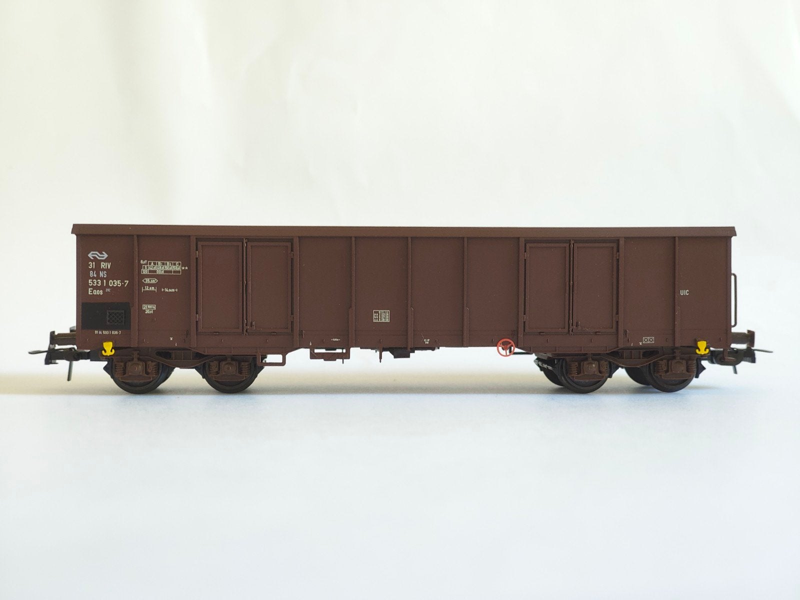 Klein Modellbahn 94/95 hogeboordwagen Eaos zeer goede staat, Overige merken, Gelijkstroom, Verzenden, Wagon