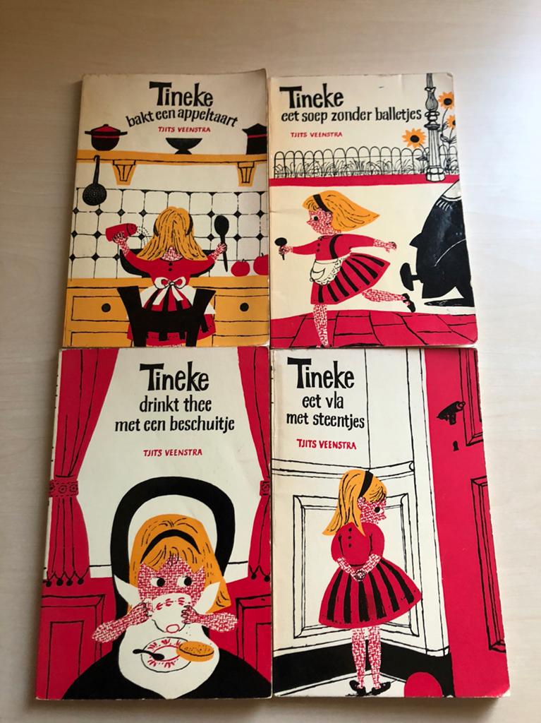 Complete serie van Tineke door Tjits Veenstra, Antiek en Kunst, Ophalen of Verzenden