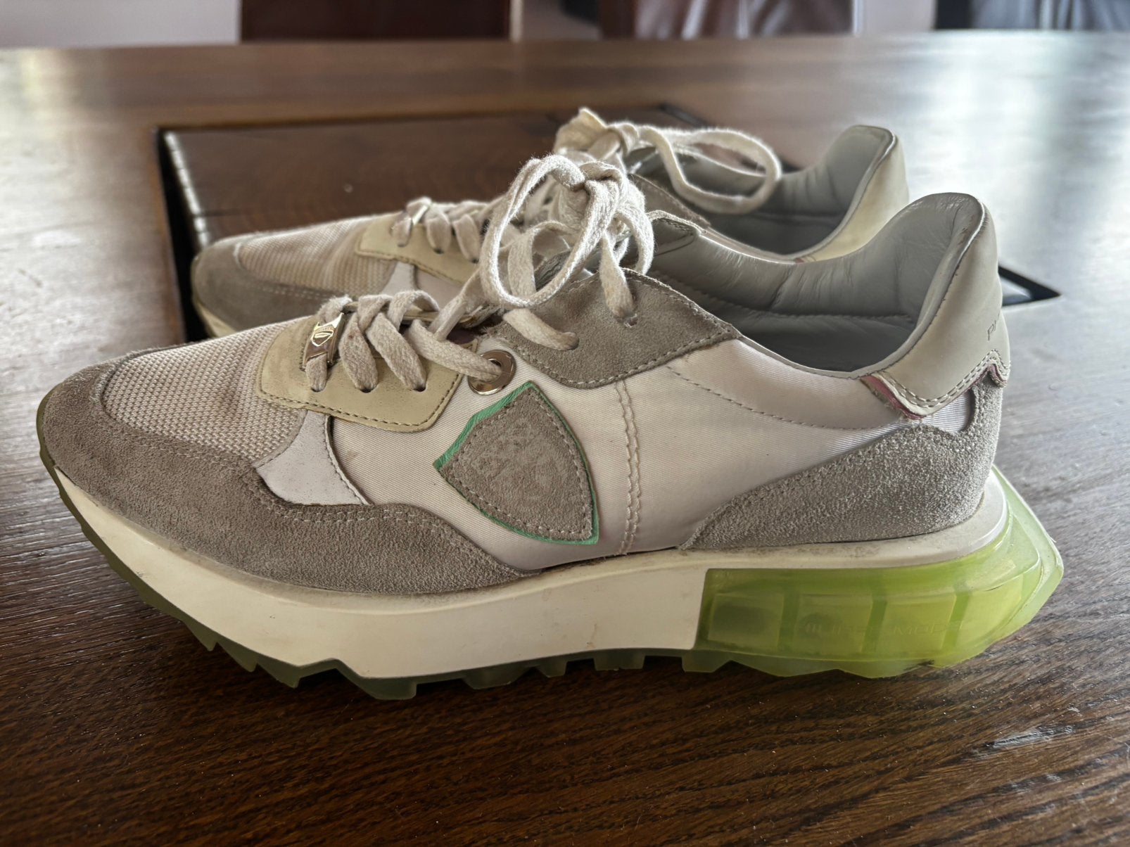 Philippe Model 39. Zgan, Kleding | Dames, Schoenen, Ophalen of Verzenden, Zo goed als nieuw, Wit, Sneakers of Gympen
