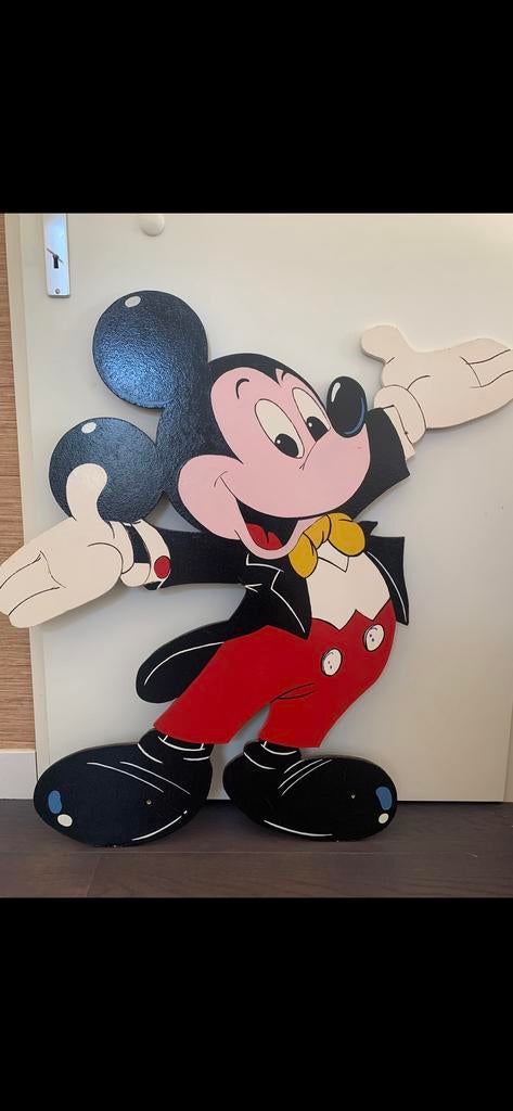 Grote Mickey Mouse decoratie figuur, Ophalen of Verzenden, Mickey Mouse, Zo goed als nieuw, Beeldje of Figuurtje