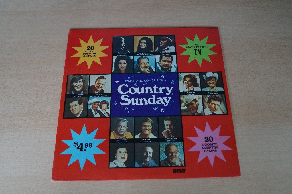 LP Country Sunday - krasvrij 1688, Cd's en Dvd's, Vinyl | Pop, Ophalen, LP, Pop, Zo goed als nieuw