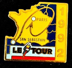 Le Tour 1992 wielren pin, Verzamelen, Ophalen of Verzenden, Nieuw, Sport, Speldje of Pin