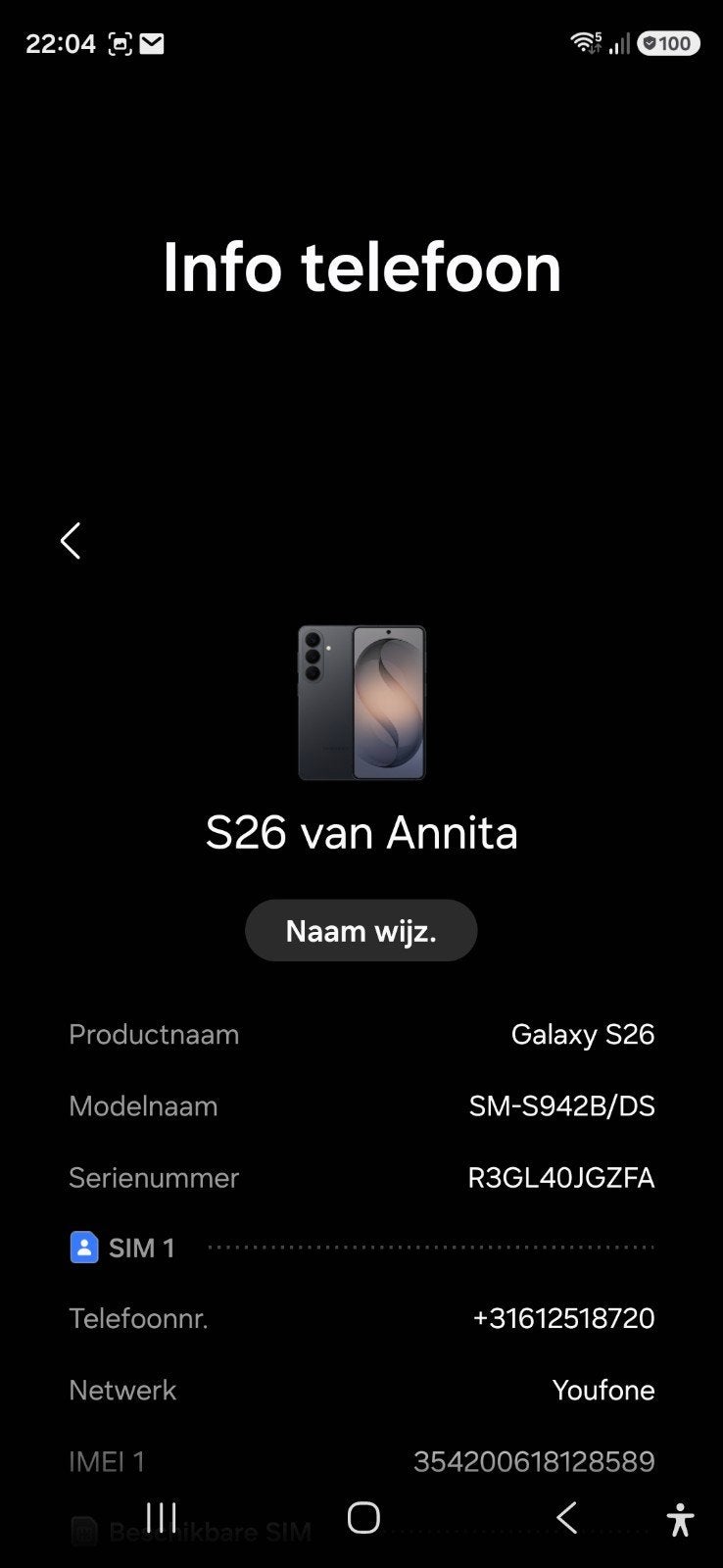 Samsung S 26 256 gb, Tickets en Kaartjes, Kortingen en Cadeaubonnen, Eén persoon, Overige soorten