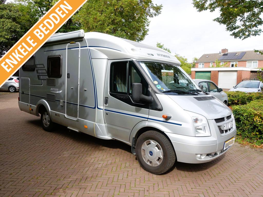 Hymer Van 572 CL / Enkele bedden / Zeer compleet & O, Caravans en Kamperen, Campers, Ringverwarming, Kluisje, Ford, Tot en met 2