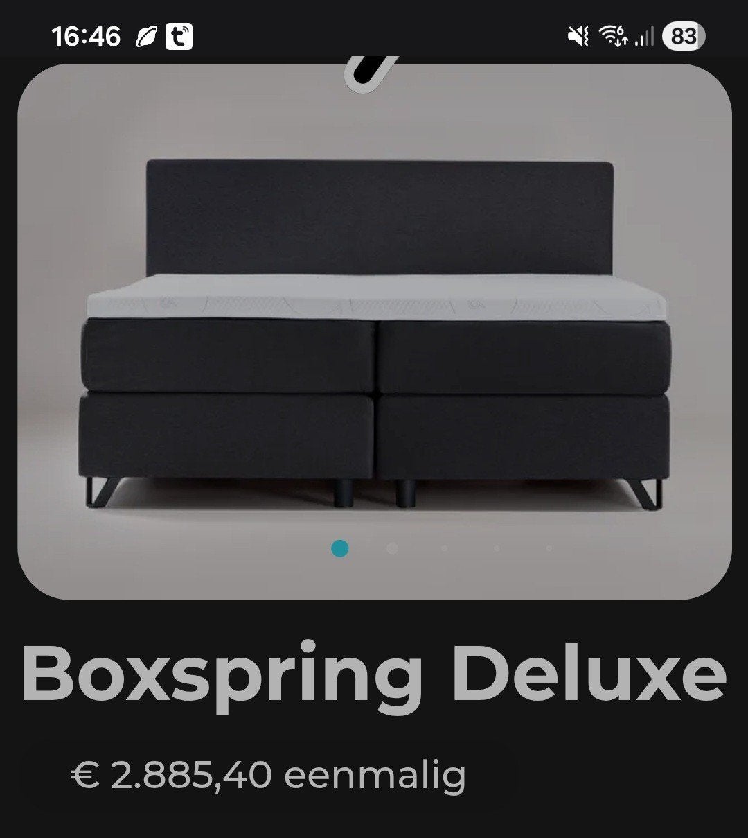 Nieuwe Boxspring Deluxe 160x200 cm - Club 9, Huis en Inrichting, Slaapkamer | Boxsprings, Ophalen, Overige kleuren, 200 cm, 160 cm