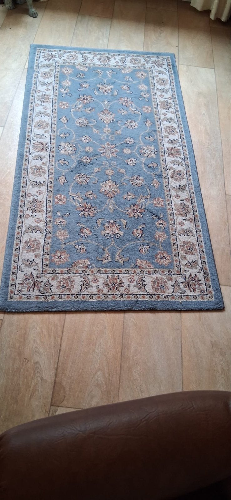 Set van 2 Perzische vloerkleden: groot en klein, Ophalen, Gebruikt, Blauw, 200 cm of meer