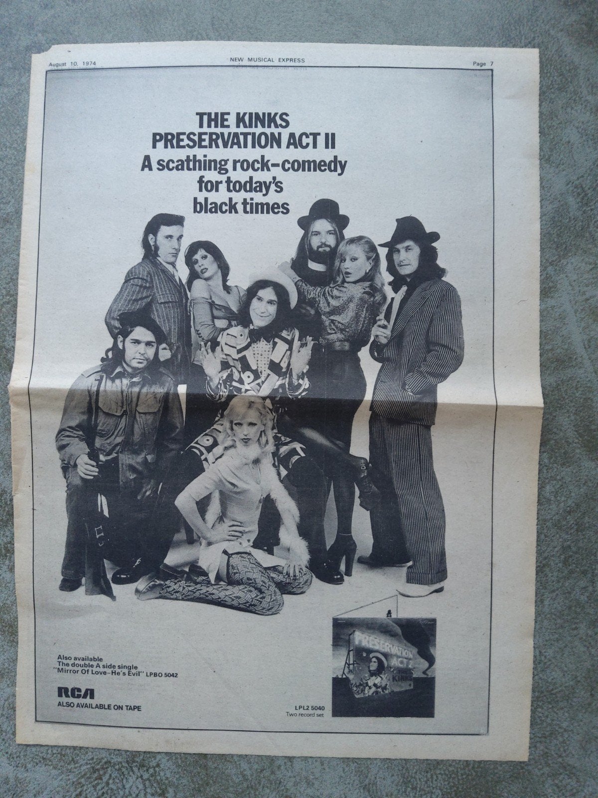 The Kinks:  Promo  Preservation act  II, Ophalen of Verzenden
