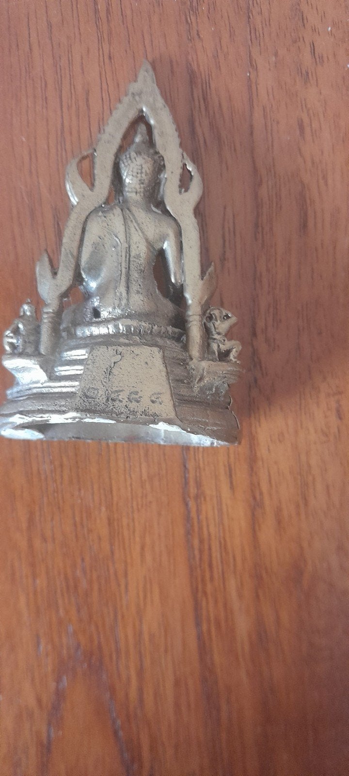 Antiek bronzen Boeddhabeeldje, Ophalen of Verzenden