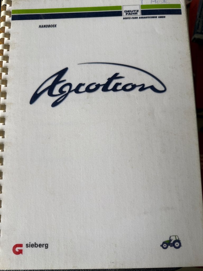 Handboek deutz agrotron 4.70 t/m de 6.45, Ophalen of Verzenden