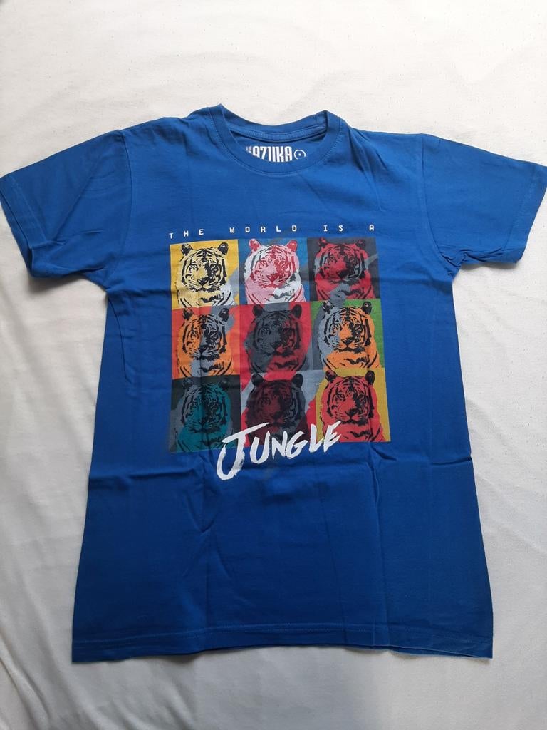 Azuka blauw T-shirt maat S, Blauw, Ophalen of Verzenden, Korte mouw, Maat 36 (S)
