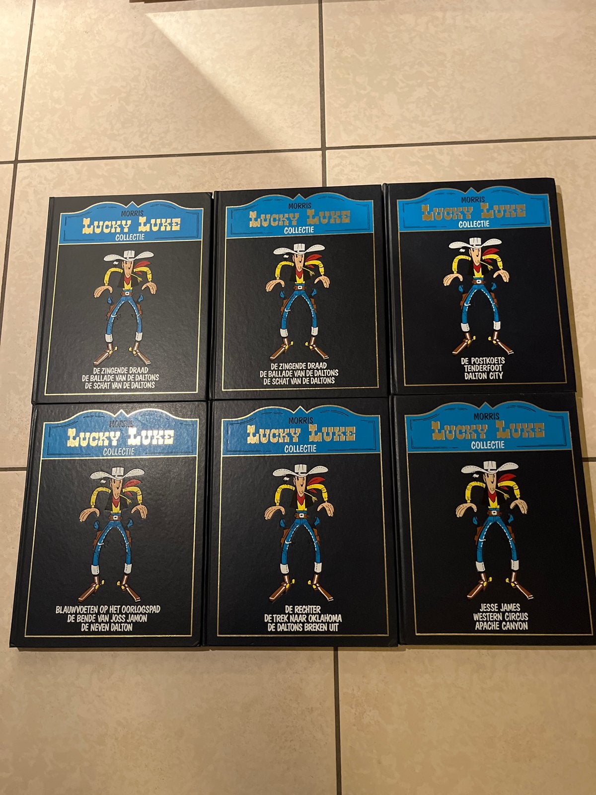 Lucky Luke Collectie - 6 hardcover stripboeken, Meerdere stripboeken, Ophalen of Verzenden, Zo goed als nieuw