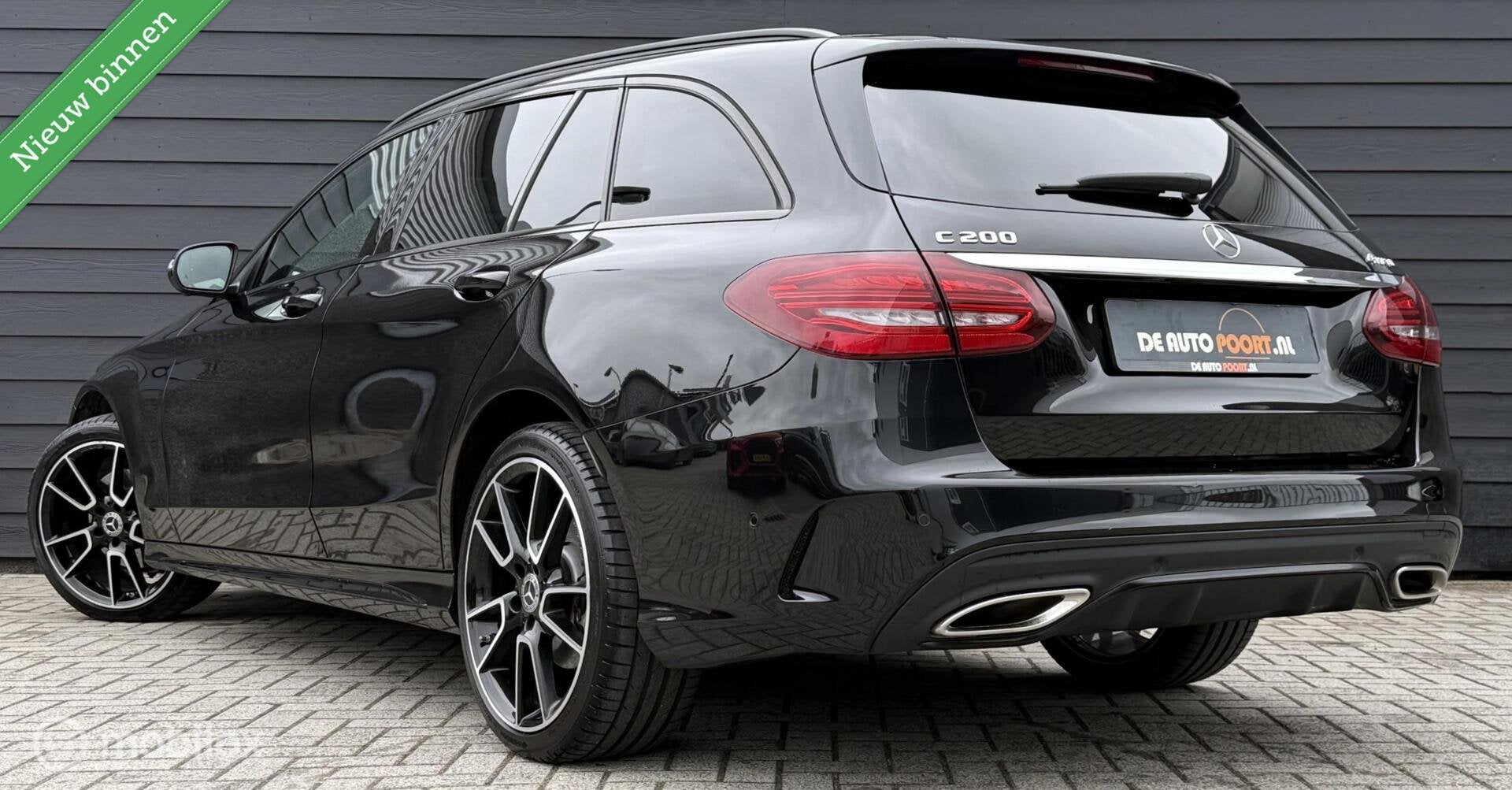 Mercedes C-klasse Estate 200 4MATIC AMG Line Burmester/LED/W, Auto's, Automaat, 1497 cc, 4 cilinders, Met garantie (alle)