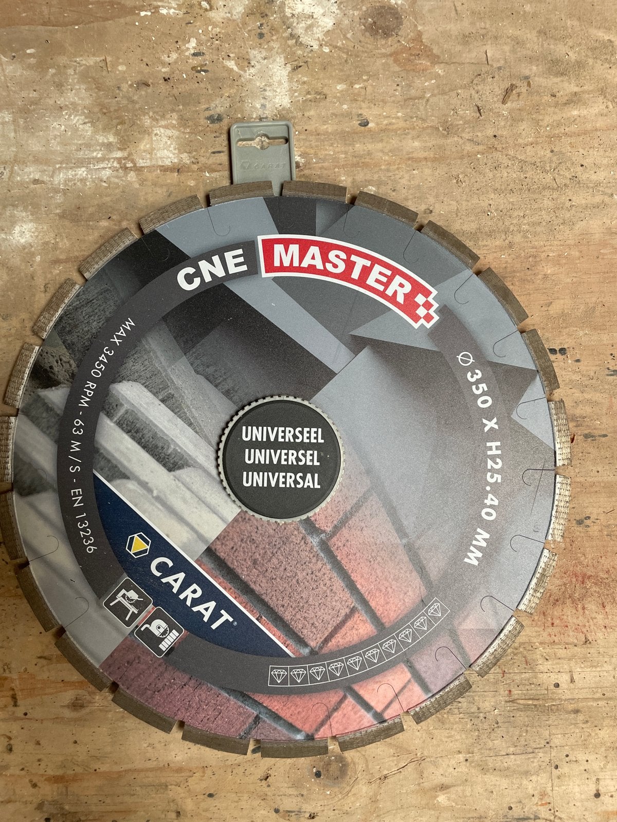Diamant Zaagblad Ø350mm, Doe-het-zelf en Verbouw, Ophalen, Nieuw, Overige typen