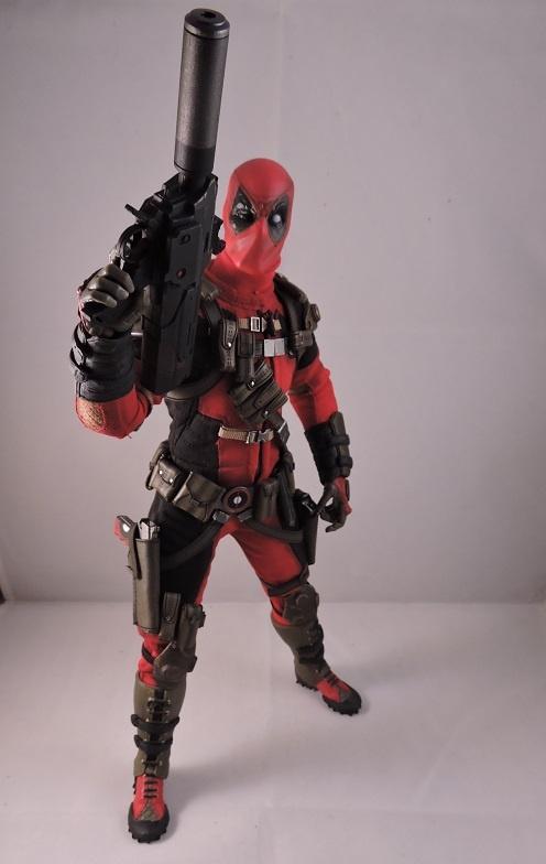 sideshow deadpool 1/6, Verzamelen, Ophalen of Verzenden, Zo goed als nieuw, Film, Beeldje, Replica of Model