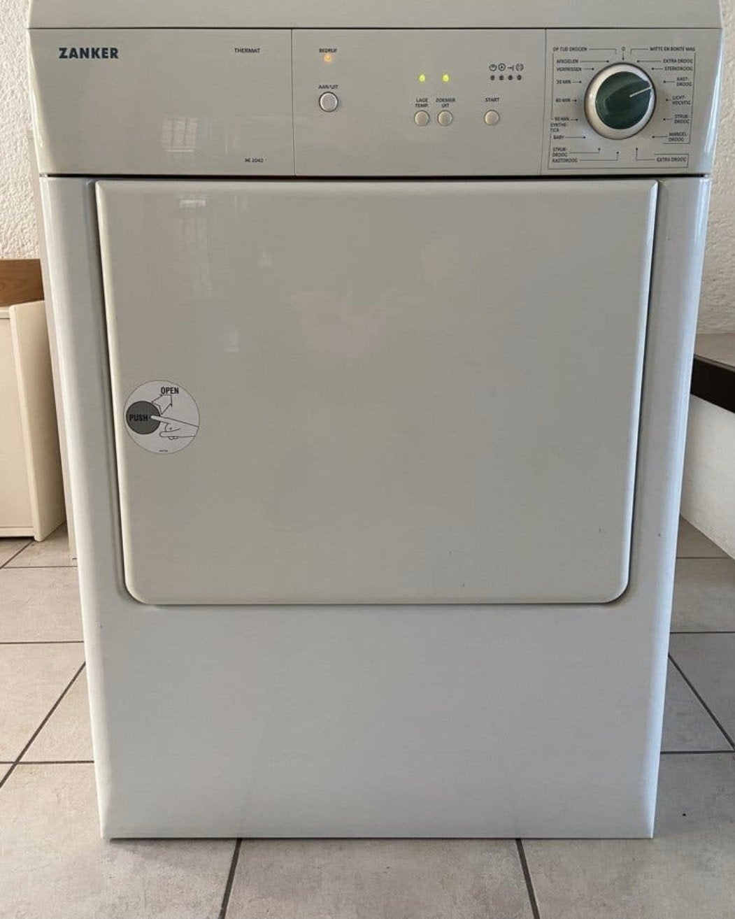 Zanker Thermat AE 2042 Condensdroger 4-6 kg, Witgoed en Apparatuur, Ophalen, Gebruikt, 4 tot 6 kg, Voorlader