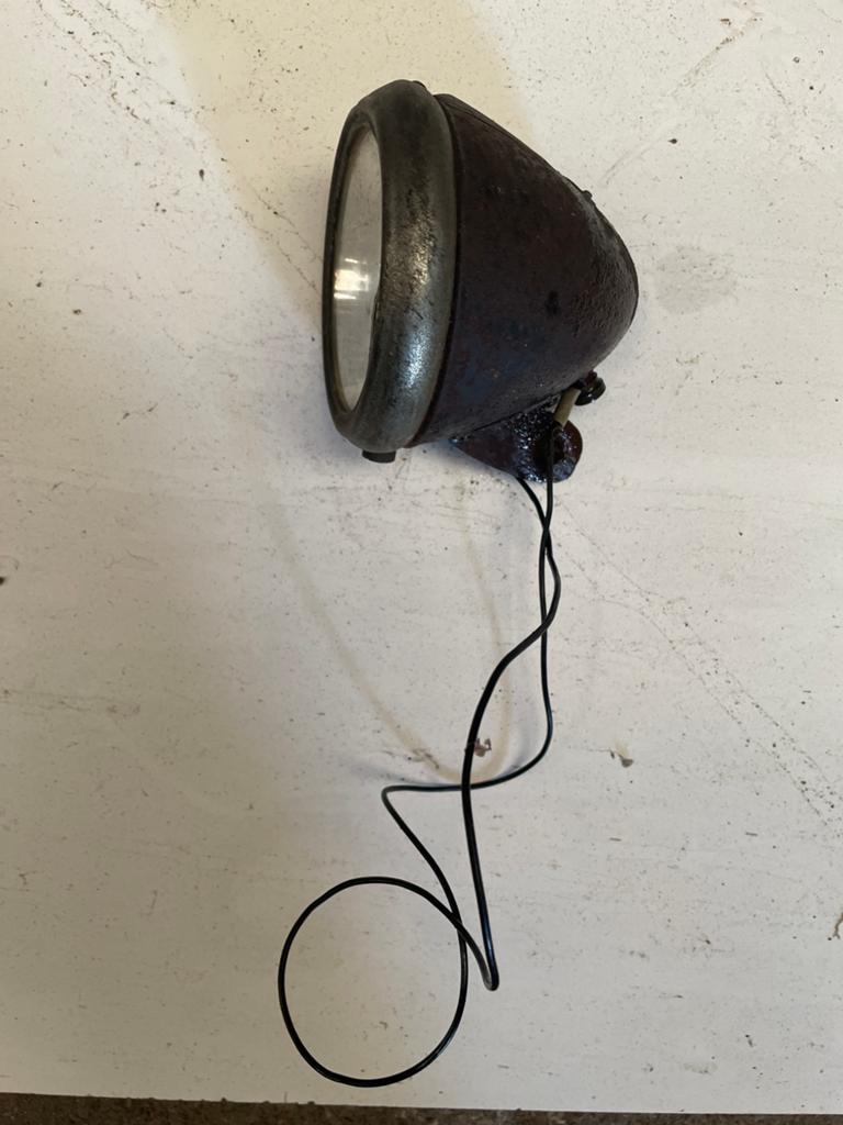 PRICO KOPLAMP van oldtimer Gazelle fiets uit de jaren 40, Ophalen, Gebruikt, Dynamo, Voorlicht