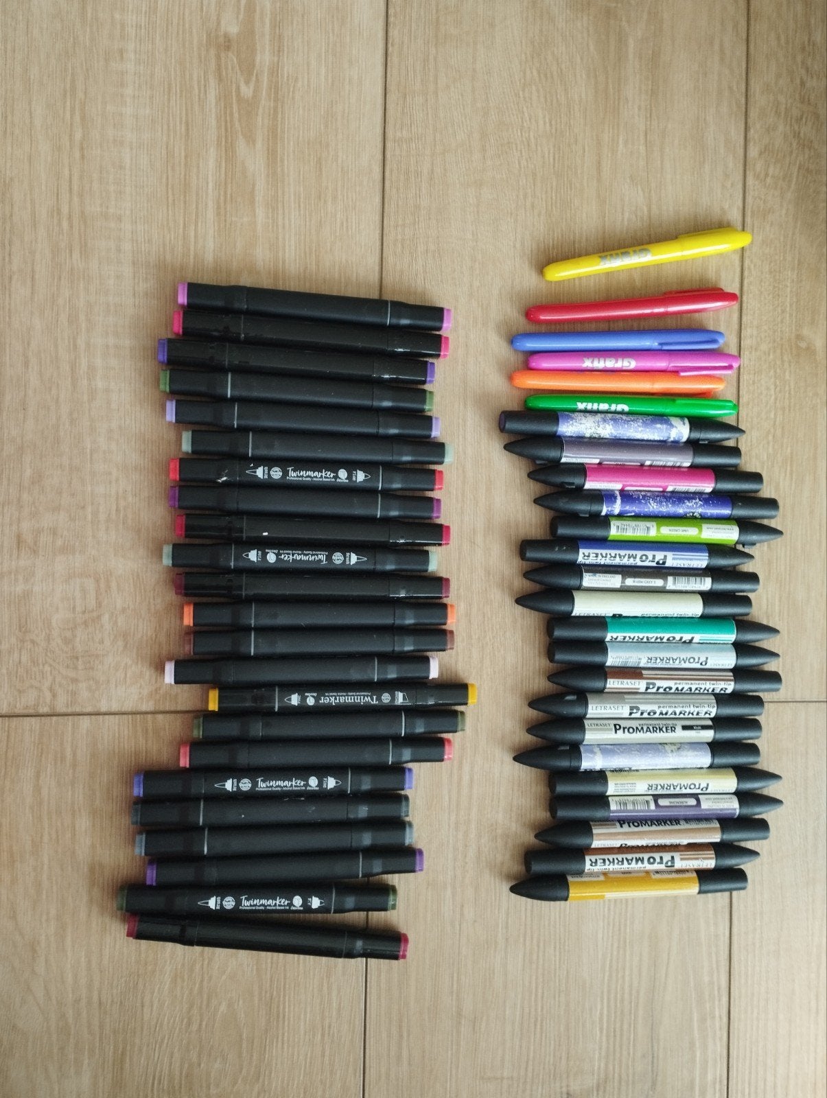 Grote partij Promarkers en Twinmarkers, Ophalen of Verzenden