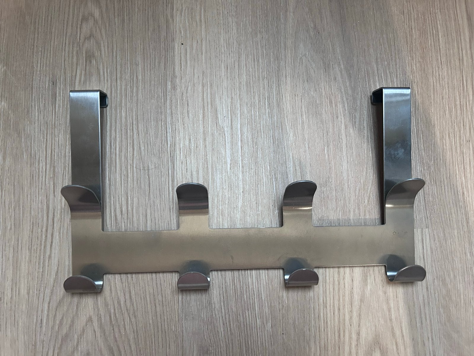 Livarno Home RVS Deurkapstok met 4 Haken, Zo goed als nieuw, Minder dan 100 cm, Metaal, Ophalen