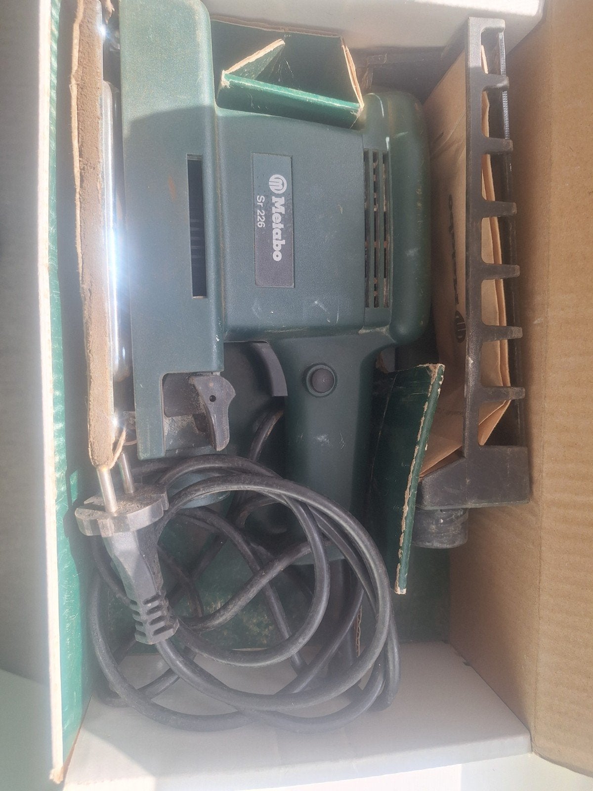 Metabo Vlakschuurmachine SR 226 - 220 Watt, Ophalen of Verzenden, Gebruikt, Minder dan 600 watt, Vlakschuurmachine