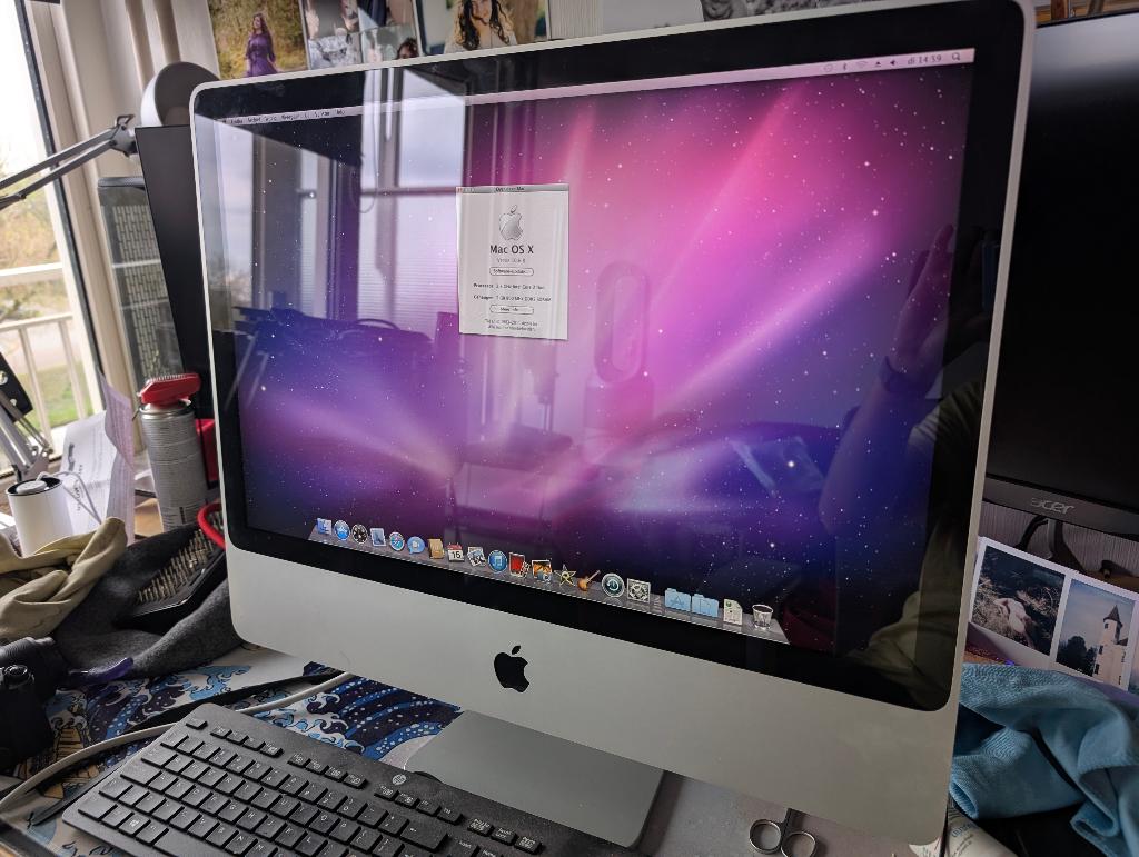 24-inch iMac (Vroeg-2008), Computers en Software, Apple Desktops, Ophalen, Gebruikt, 2 tot 3 Ghz, HDD