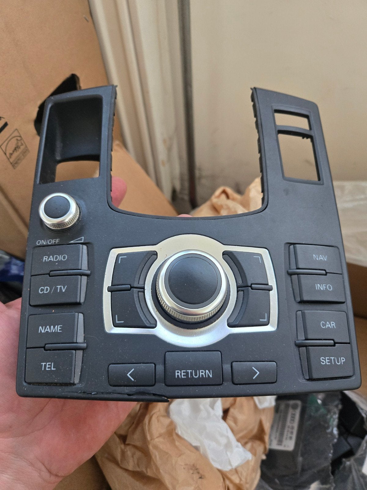 Origineel Audi A8 / S8 (D3 4E) MMI Bedieningspaneel Console, Ophalen, Gebruikt, Audi