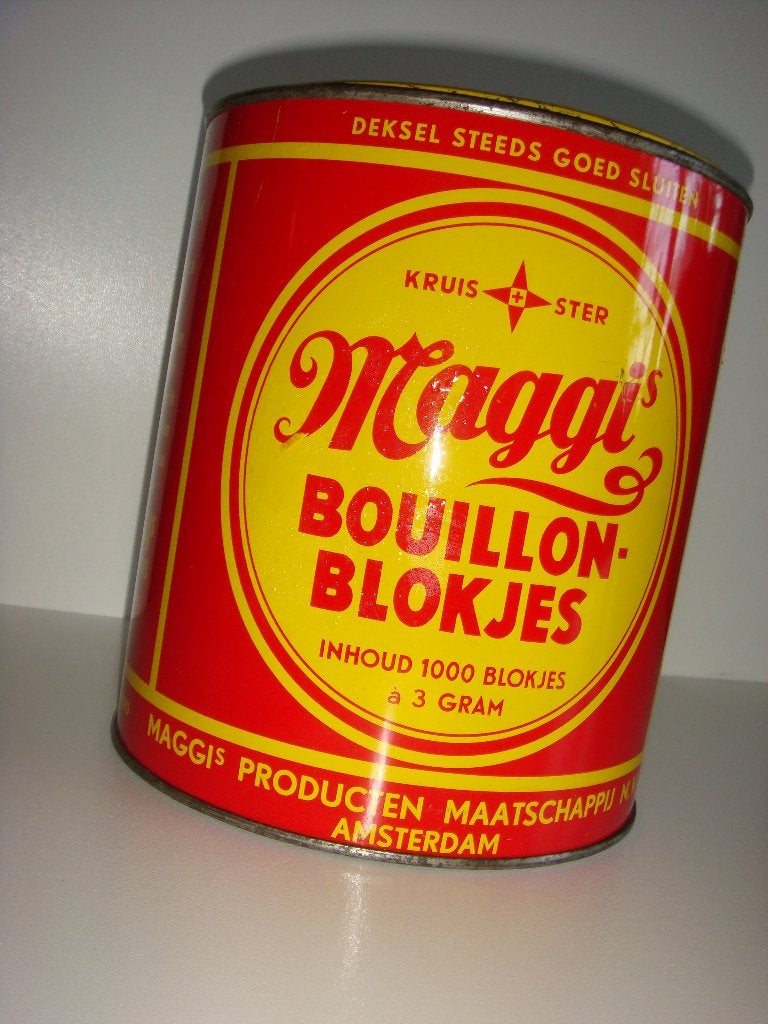 Maggi bouillon blokjes blik, Ophalen of Verzenden, Gebruikt, Overige, Overige merken